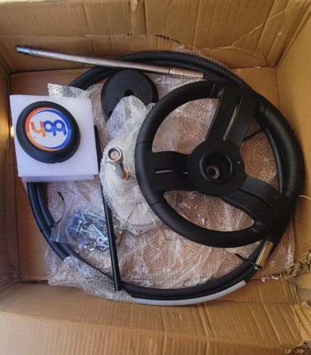 MECHANICAL BOAT STEERING SYSTEM