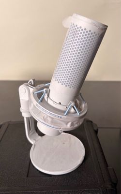 HyperX QuadCast S White RGB USB Microphone – New / Open Box