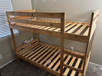 Wooden Twin Bunk Bed Frame