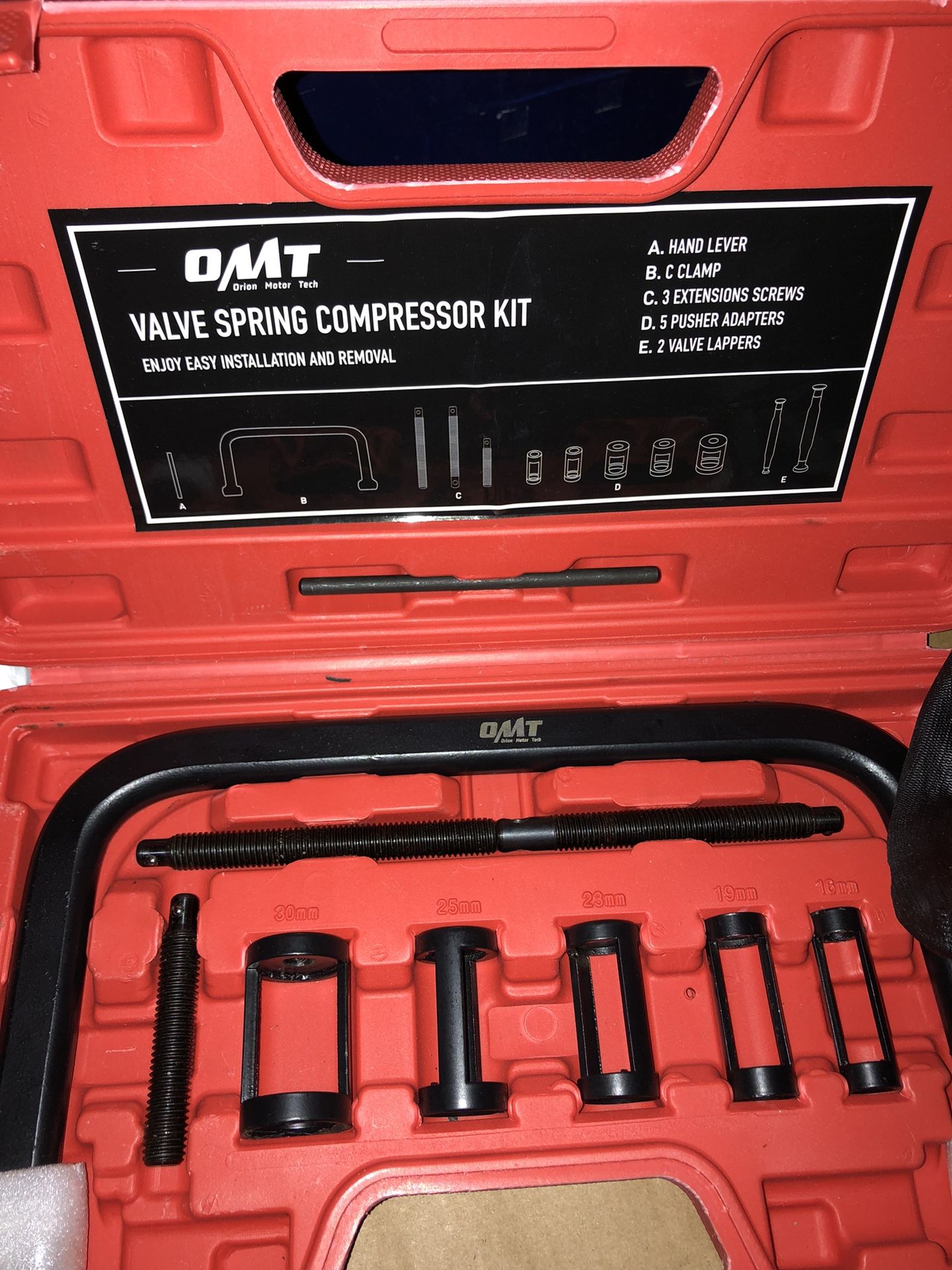 OMT Valve Spring Compressor Kit