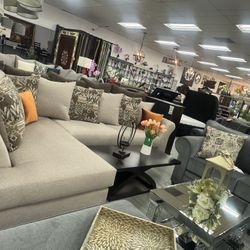 🧡 Custom Made Sectional @ Jordan Home Furniture 