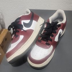 Nike Air Force Burgundy Size 7Y
