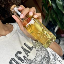 Dried Flower Body Oil: Sweet Almond Jojoba, Botanical Bath Oil