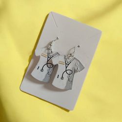 Medical Scrub 2D Dangle Earrings