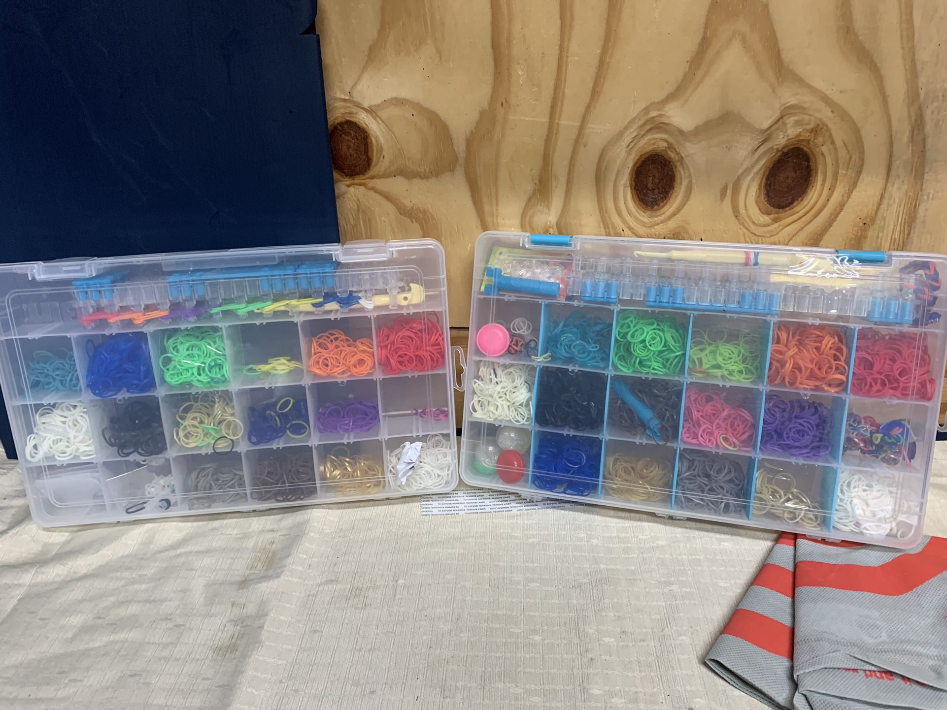 Rainbow Loom HUGE Variety and Monster Tail Loom with extra bands and charms
