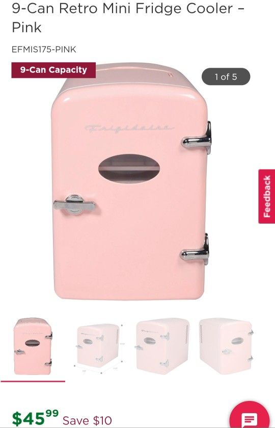 Pink Mini Fridge 