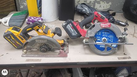 DeWalt 60V FlexVolt & Milwaukee Fuel Circular Saws