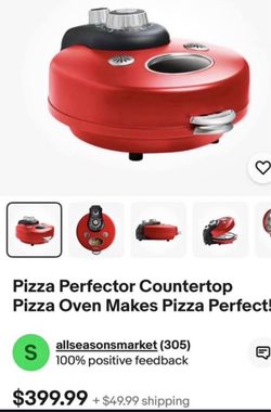 $65 firm ! New New PIZZA PERFECTOR Original Theo & Co Electric ROTATING OVEN Maker Machine PERF1000