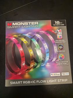 Monster Smart RGB+IC Flow Light Strip 16ft