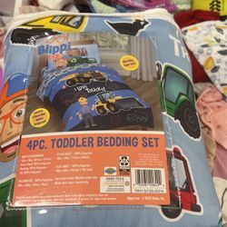 Blippi Toddler Bedding Set