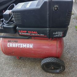  Sears Craftmen Com 12 Gal 1.5 Hp  50ft Hose