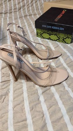 Cape Robbin Nude Strappy Stiletto Heels
