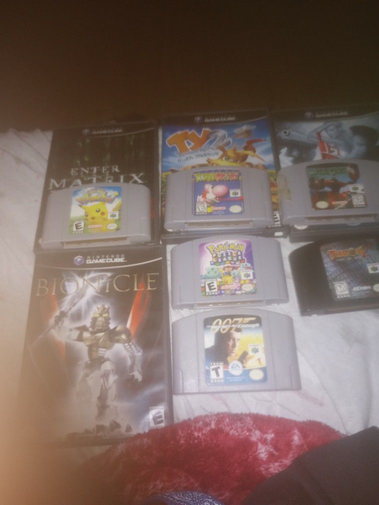 Nintendo 64 And GameCube Games Please Look At The Description 