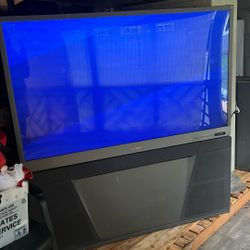 FREE Old School 65” Projection Tv Mitsubishi Television 