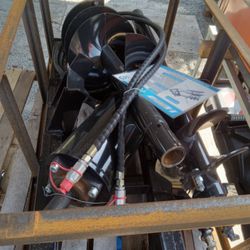 Skid Steer Hydraulic Auger Attachment. New!