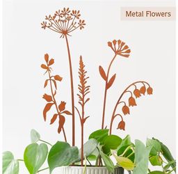 Metal flowers