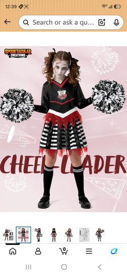 Dead Cheerleader size 12-14 yrs