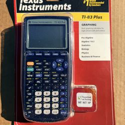 Texas Instruments TI-83 Scientific Graphing Calculator
