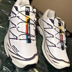 Brand new Salomon XT-6 in the White / Vanilla Ice / Plum Perfect colorway
