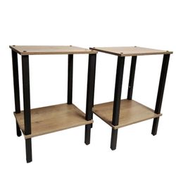 2 Stackable End Tables