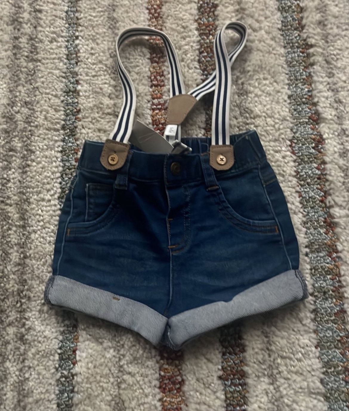 Cat and Jack baby overalls shorts size 3-6 months brand new