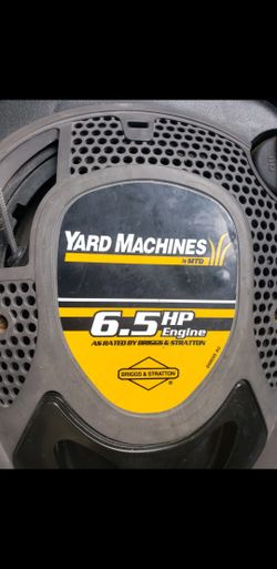 Lawnmower YARD Machine 6.5 Hp Engine 