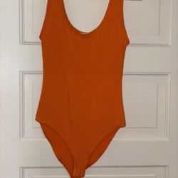 Orange Bodysuit - Forever 21 