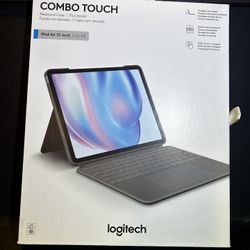 Logitech Combo Touch iPad Air 13-inch (M2 & M3)(2024 & 2025) Keyboard Case - Detachable Backlit Keyboard with Kickstand, Comfortable Typing, Multi-use