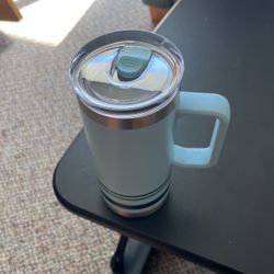 Stainless steel tall mug. Never used. 