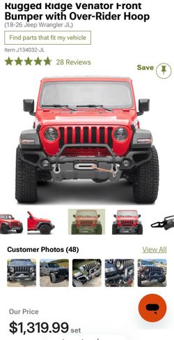 Jeep wrangler JL front bumper