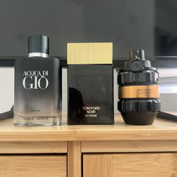 Tom Ford Extreme Noir Aqua Di Gio Parfum Spicebomb 