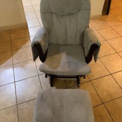 Grey Nursery Rocking Chair