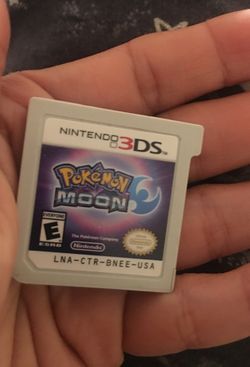 Pokemon moon 3ds game- no case