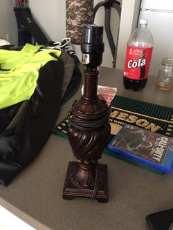 Brown Lamp no shade