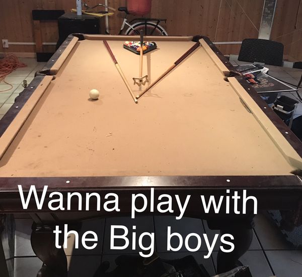 Mahogany Olhausen Professional Pool Table For Sale In Oklahoma City Ok Offerup