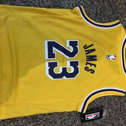 Toddler Medium Lebron Lake Jersey Brand New