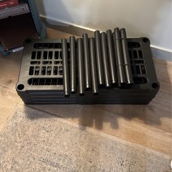 Black Plastic Shelf (4 Levels)