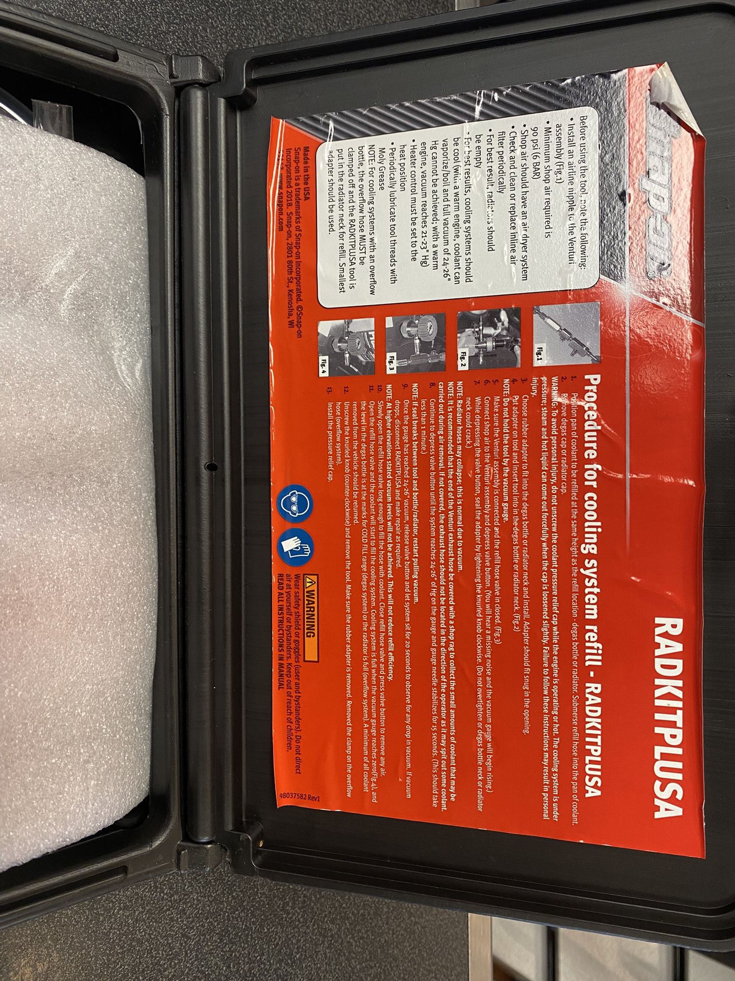 Snap-on Radiator Test Kit