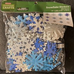 Snowflake Foam Stickers New