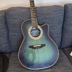 Ovation Pinnacle 3862 blue burst