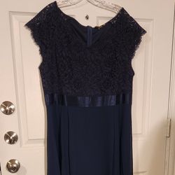 Navy Wedding Party Dress