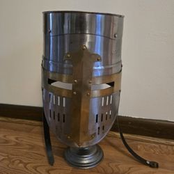 Metal Knight Helmet For Sale