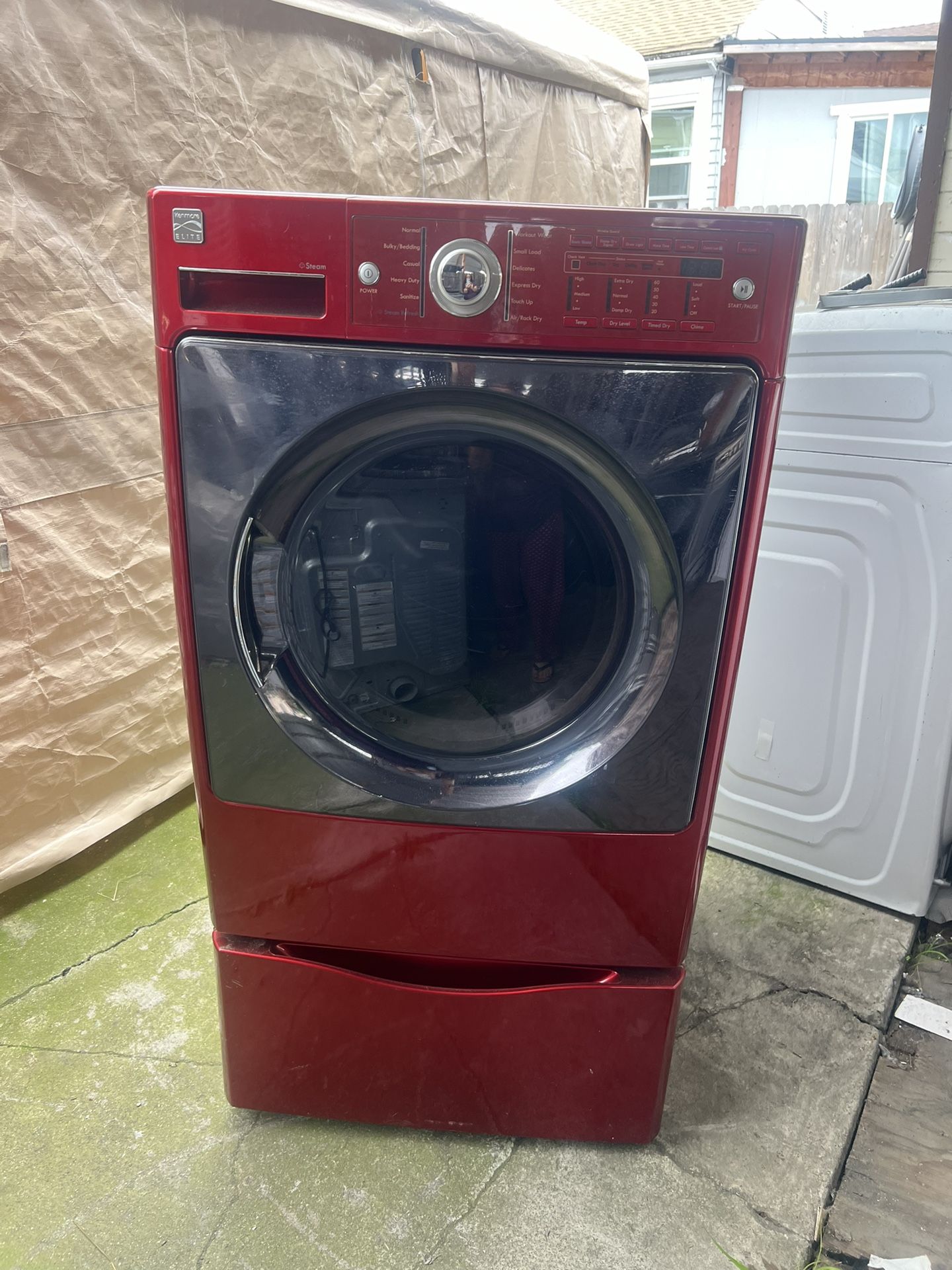 Washer and dryer, Kenmore Front Load gas with three-month warranty. Free delivery in the Oakland area. Outside the Oakland area, there is a charge dep