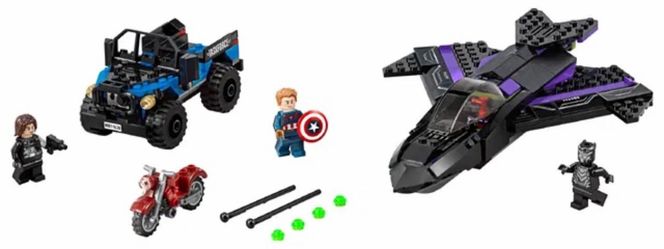 Lego Captain America: Civil War, Black Panther quinjet pursuit