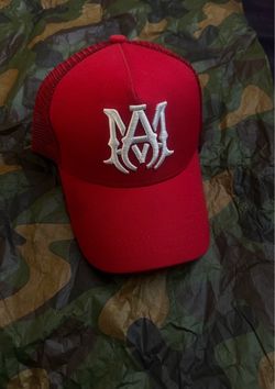 Amiri Red Trucker Hat