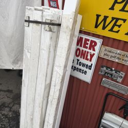 12 - 6 Foot Vinyl Fence Posts