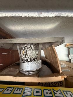 Stainless Steel Chimney Cap with Mesh Guard