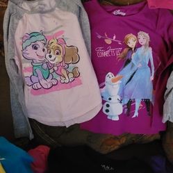 Babies girls shirts size 4T& 5T