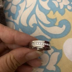 Men’s fashion stainless steel wedding band size 10