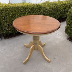Round Wood Table